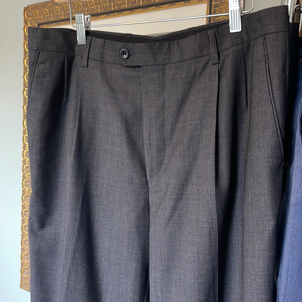 Baroni Super 150’s Couture Wool Pants 36x30
